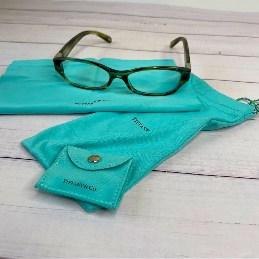 Tiffany & Co clear tortoise glasses, changeable charms